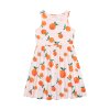 10KVDRESS 3T: Pink Oranges Vest Dress (8-14 Years)